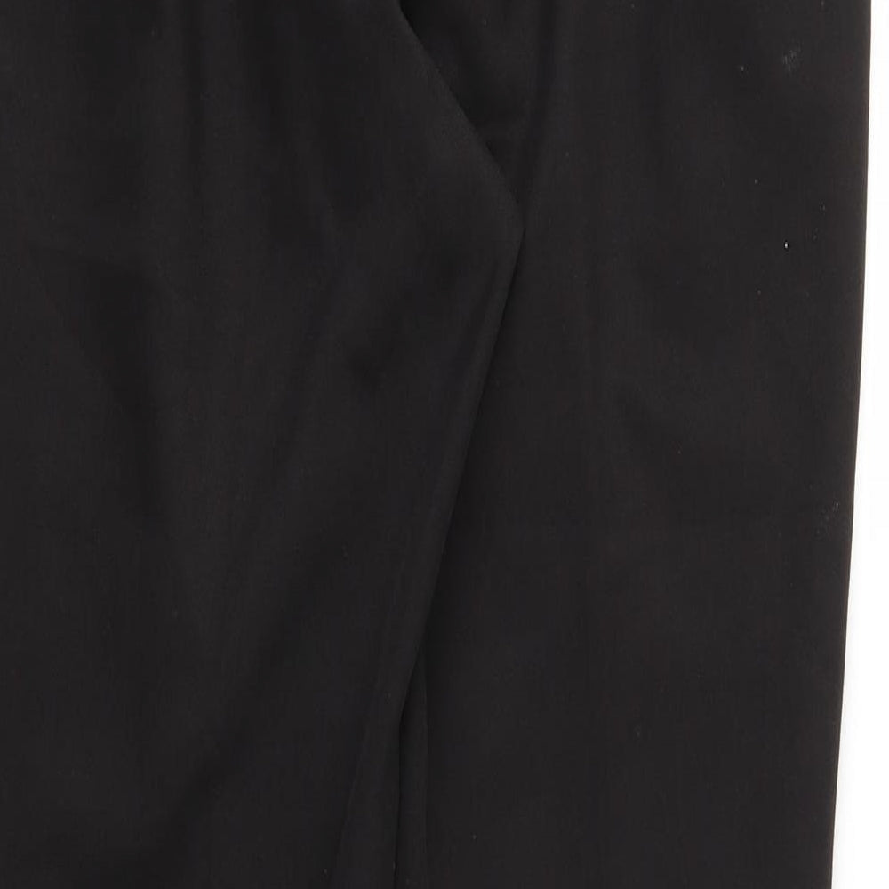 CANDA Womens Black Trousers Size 12 - Stretch waistband