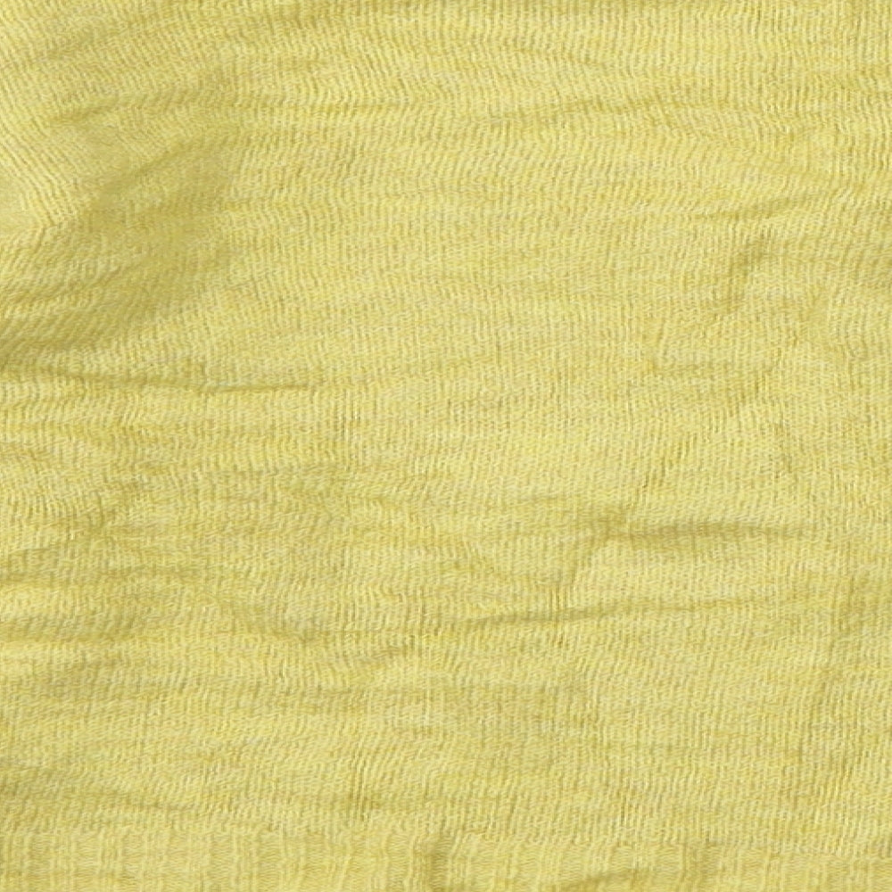 NEXT Womens Yellow Argyle/Diamond Pullover Hoodie Size S
