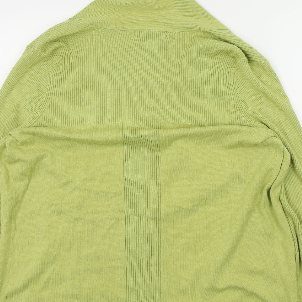 Bonmarché Womens Green Cardigan Jumper Size M