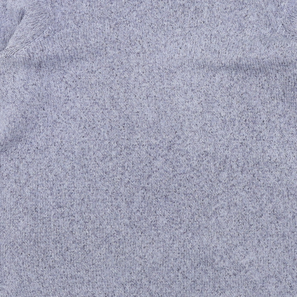 whte label Womens Blue Pullover Jumper Size XS