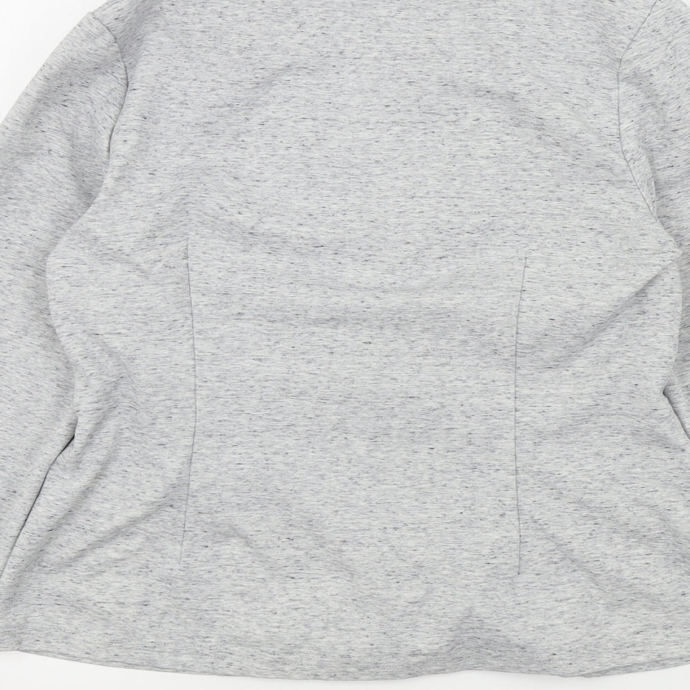 George Womens Grey Jacket Poncho Size 14