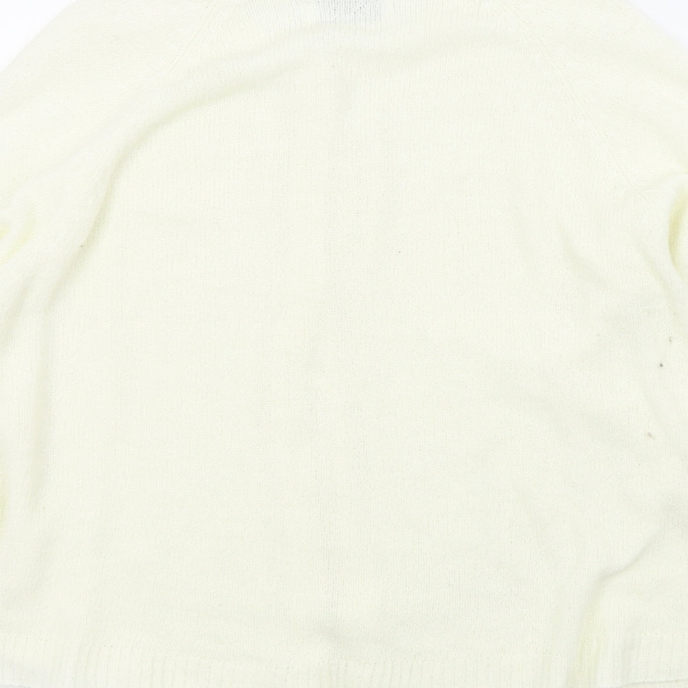 INVITATION Womens Beige Cardigan Jumper Size S