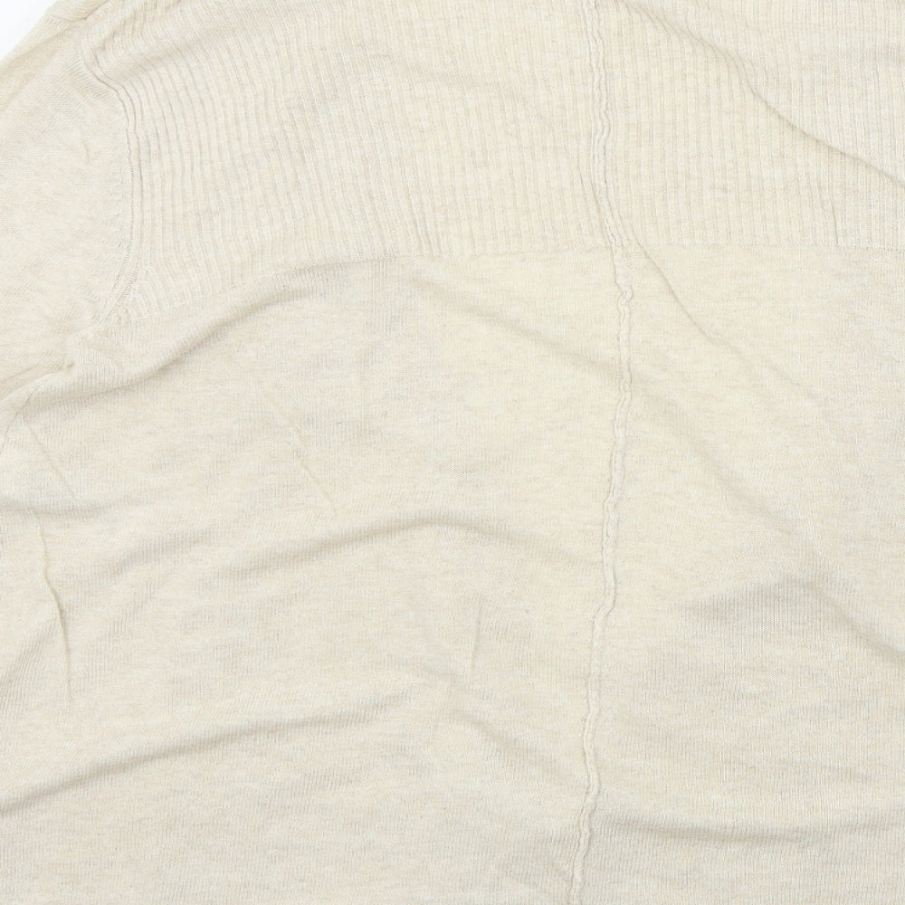 Marks & Spencer Womens Beige Cardigan Jumper Size 12