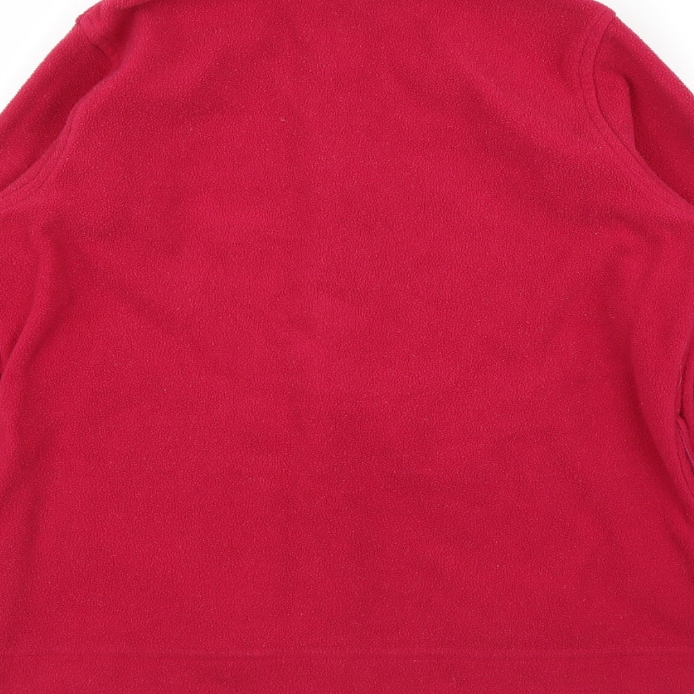 EWM Womens Pink Fleece Full Zip Jumper Size S