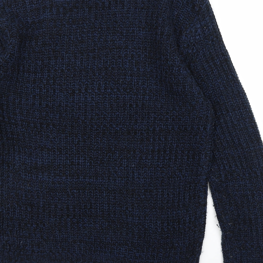 Fabric 8 Mens Blue Pullover Jumper Size M