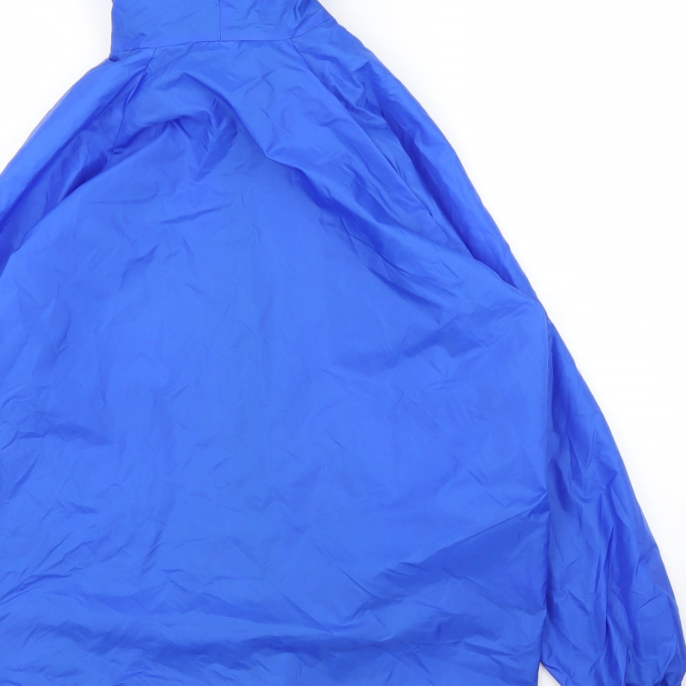 Preworn Womens Blue Rain Coat Coat Size S