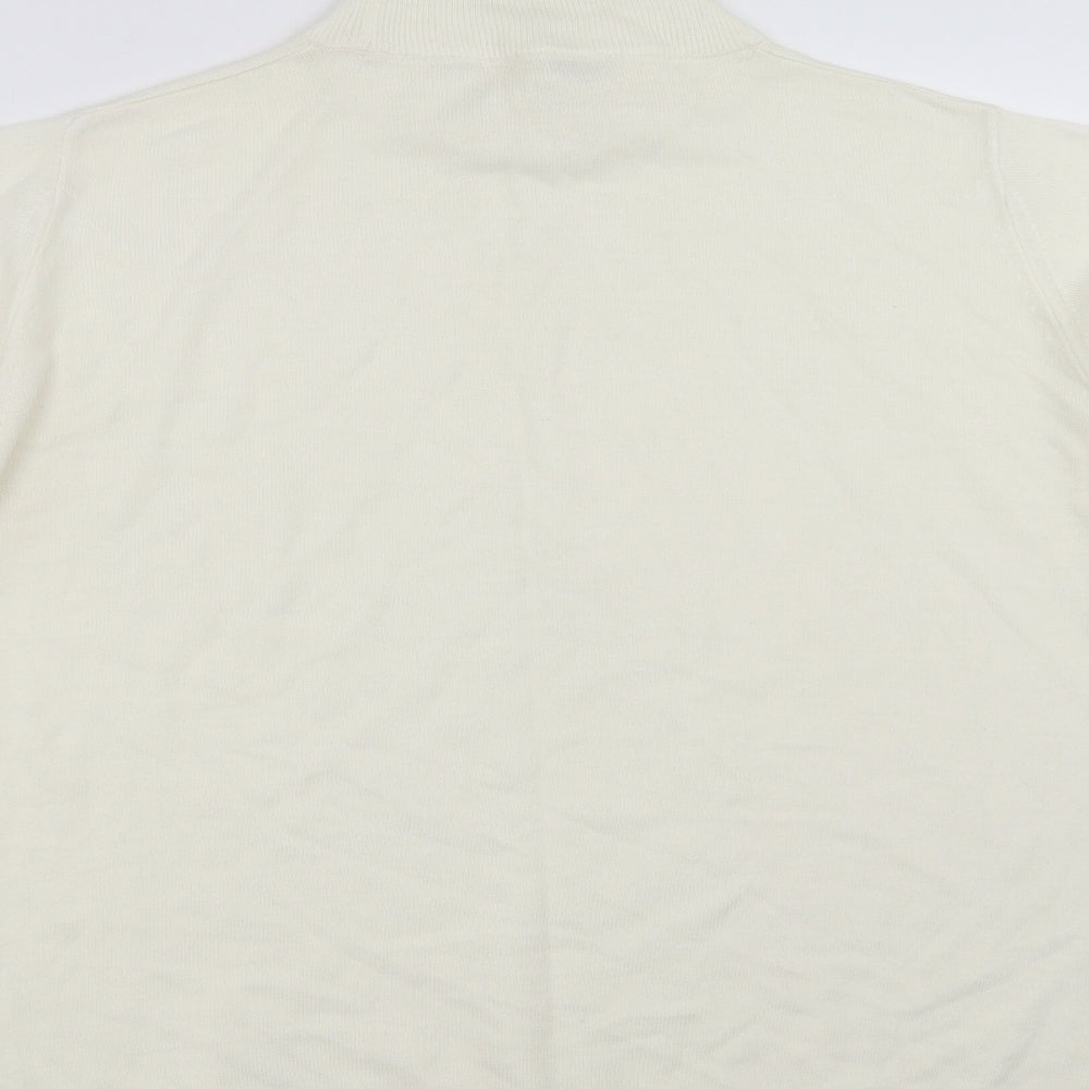 Marks & Spencer Womens Ivory Pullover Jumper Size 12