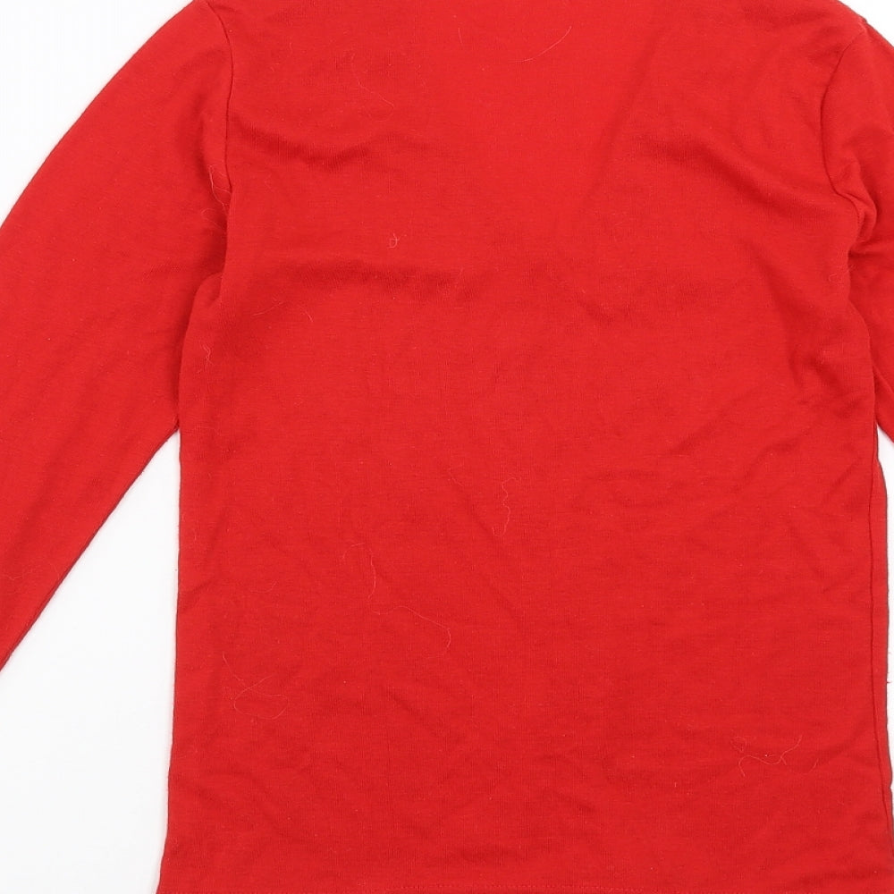 mark II Womens Red Basic T-Shirt Size M