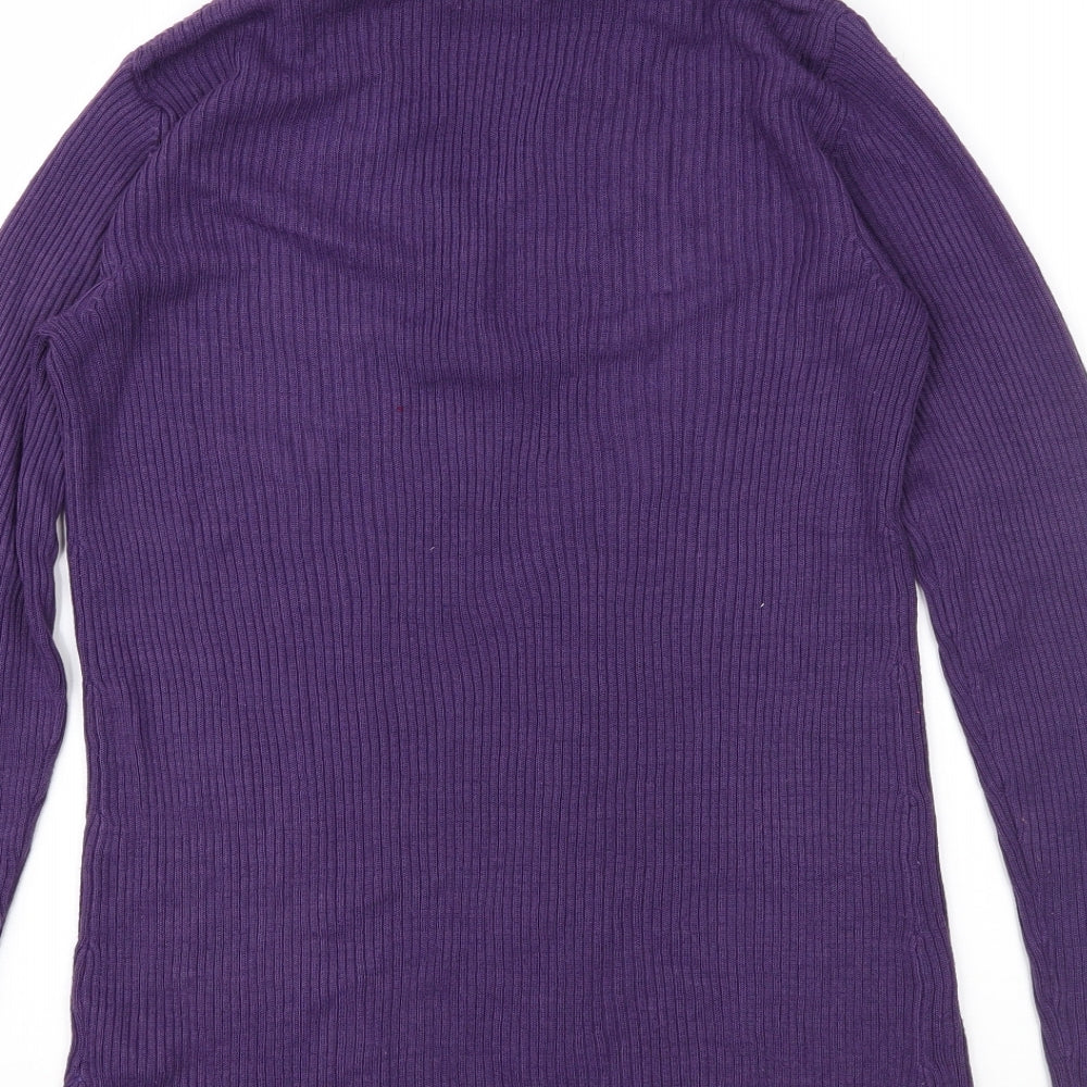 Daxon Womens Purple Pullover Jumper Size 10