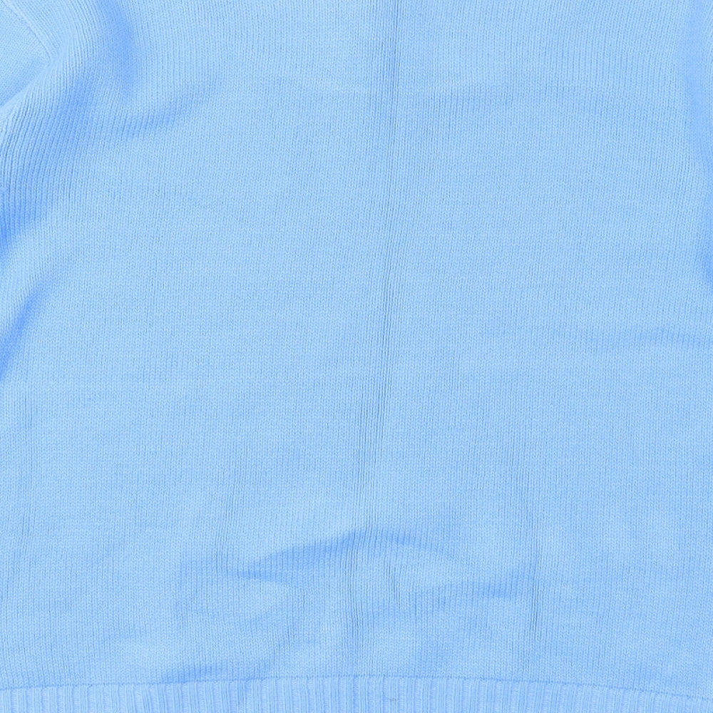 Choice Womens Blue Pullover Jumper Size S