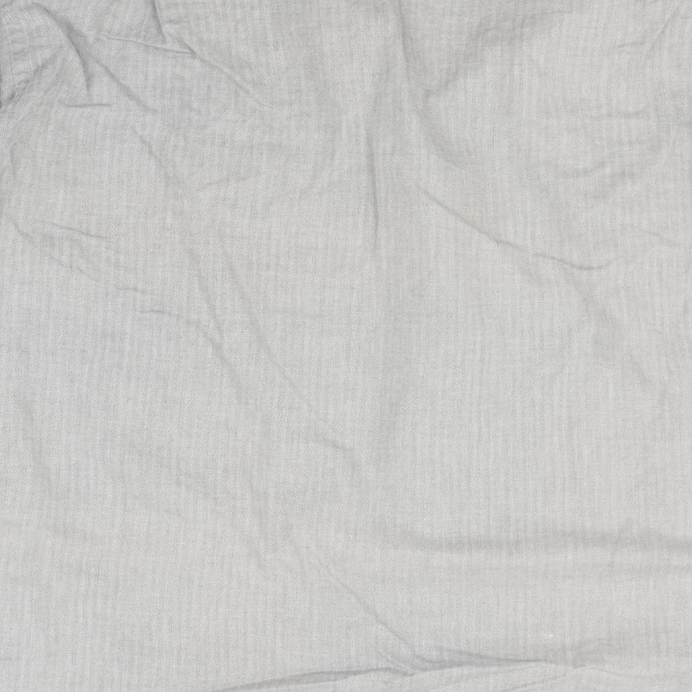 JONELLE Mens Grey Button-Up Size L