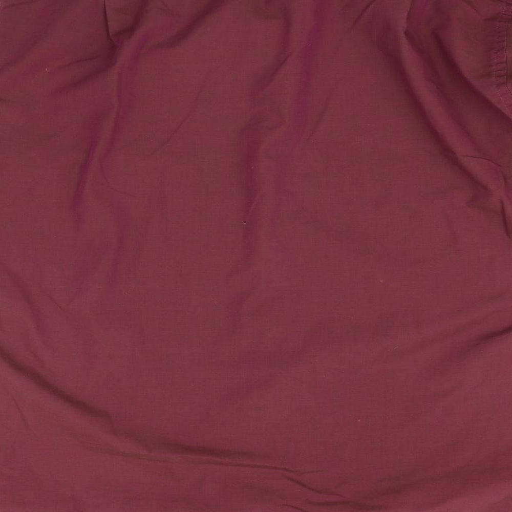 Marks & Spencer Mens Purple Button-Up Size 15.5
