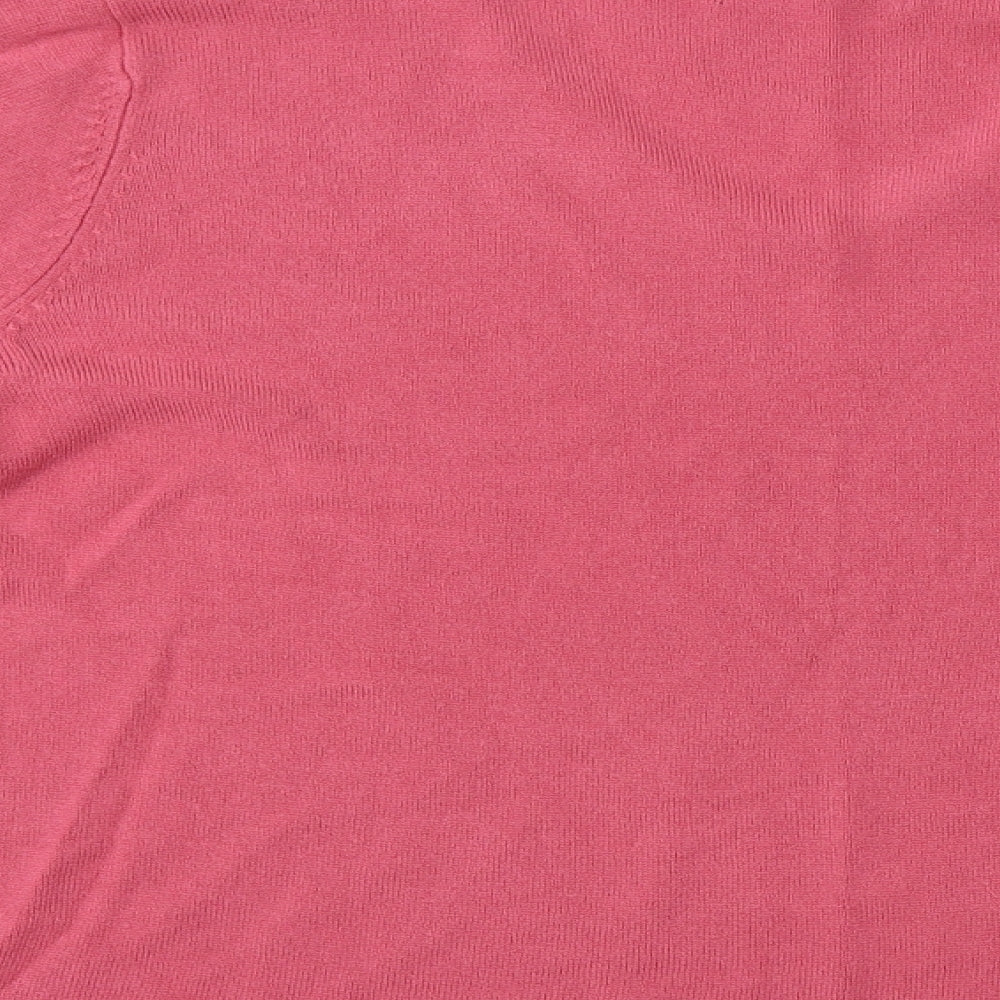 Bonmarché Womens Pink Pullover Jumper Size L