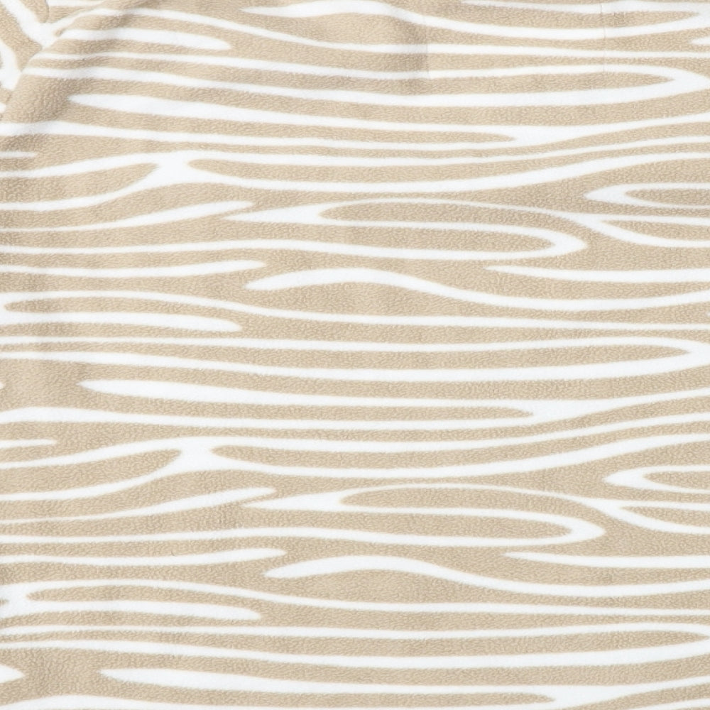 lounge&sleep Womens Beige Animal Print Pullover Jumper Size 14