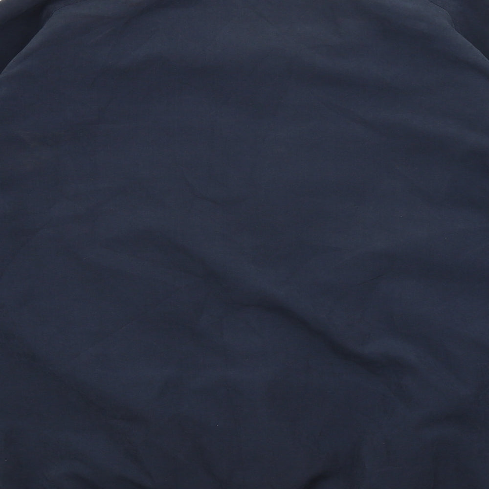 Lincoln Mens Blue Windbreaker Coat Size M