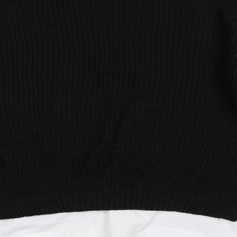 George Womens Black Pullover Jumper Size XS