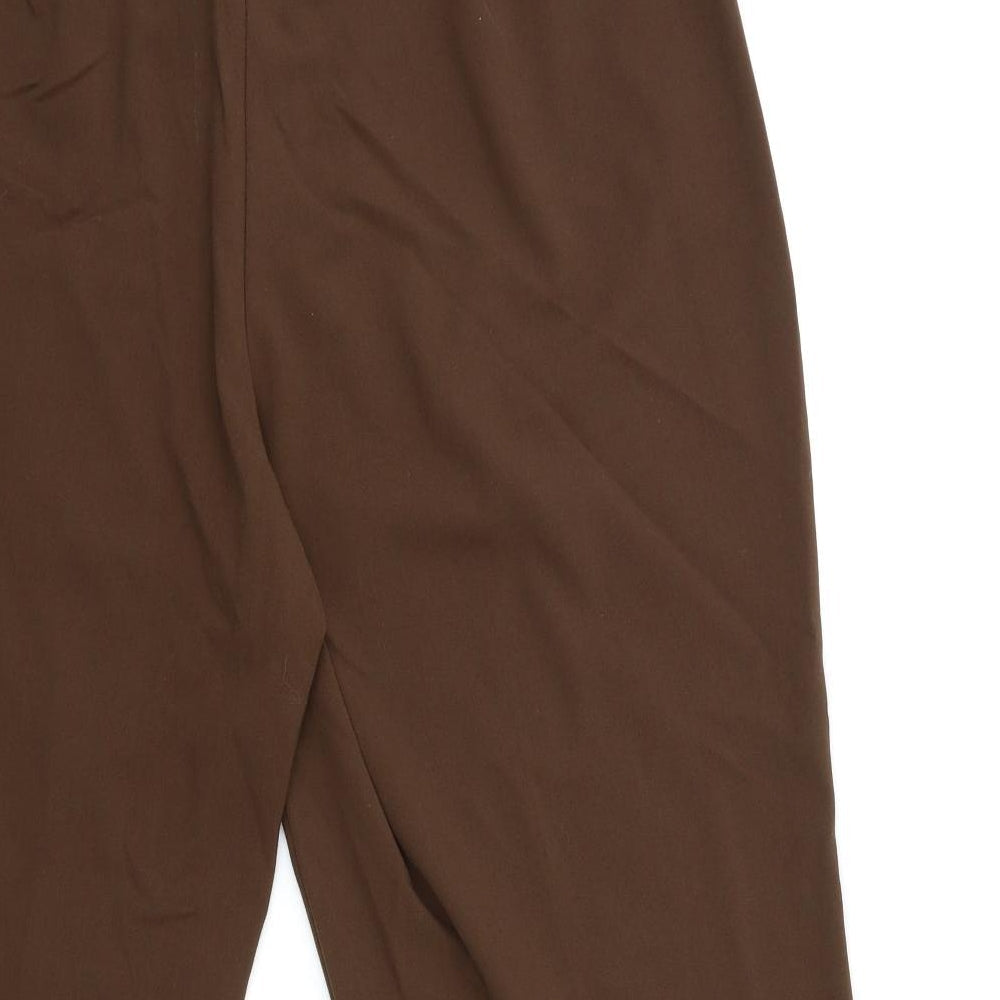 Damart Womens Brown Trousers Size 20 L28 in