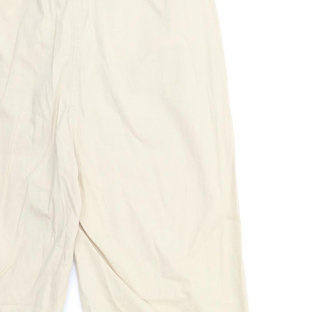 Marks and Spencer Womens Beige Trousers Size 14 L25 in