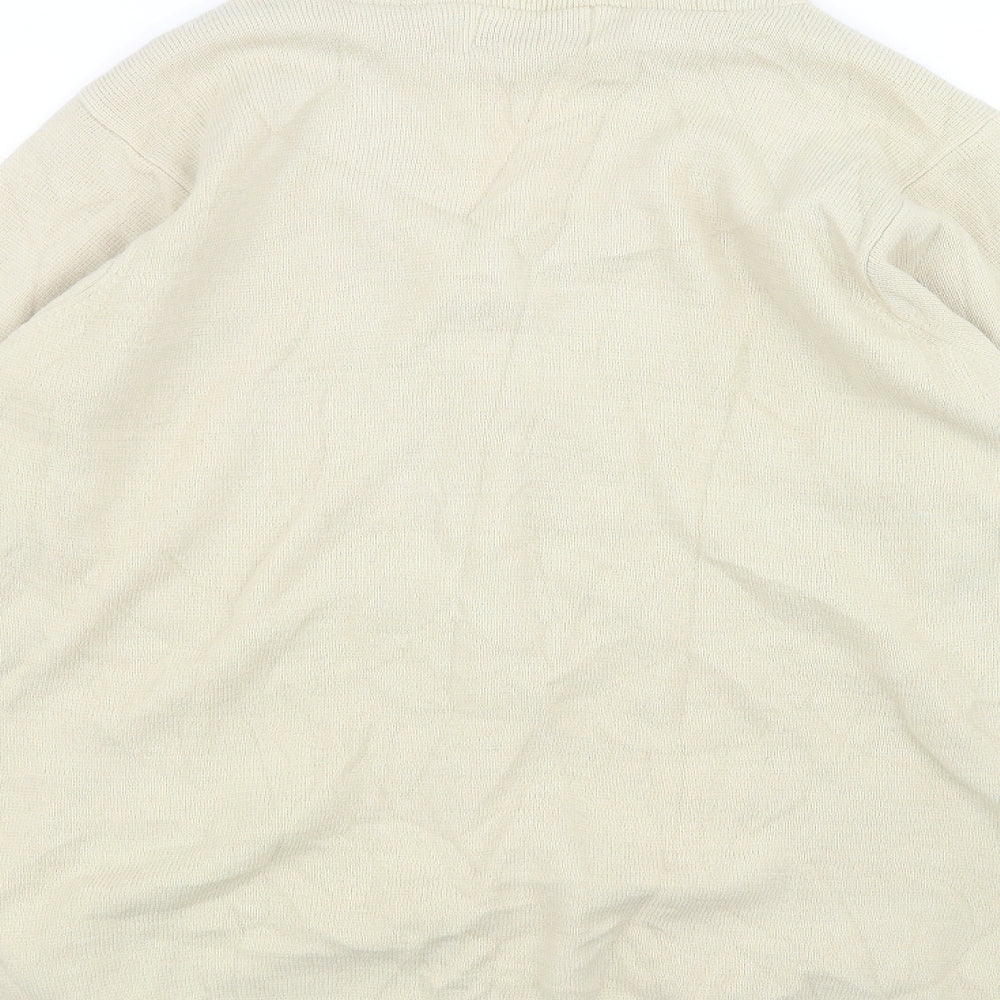 EWM Womens White Jacket Coatigan Size 14