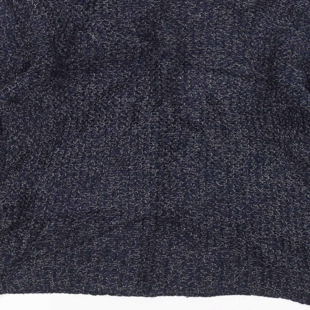 Selected Mens Blue Knit Pullover Jumper Size M