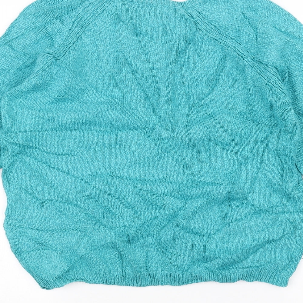 ISLE Womens Blue Pullover Jumper Size S