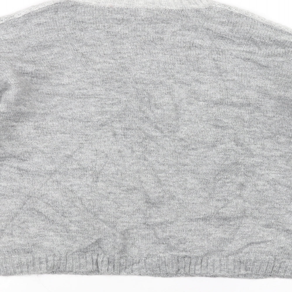 Primark Womens Grey Pullover Jumper Size S