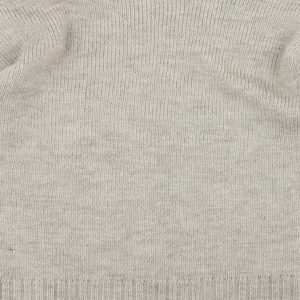 TU Womens White Knit Pullover Jumper Size 16