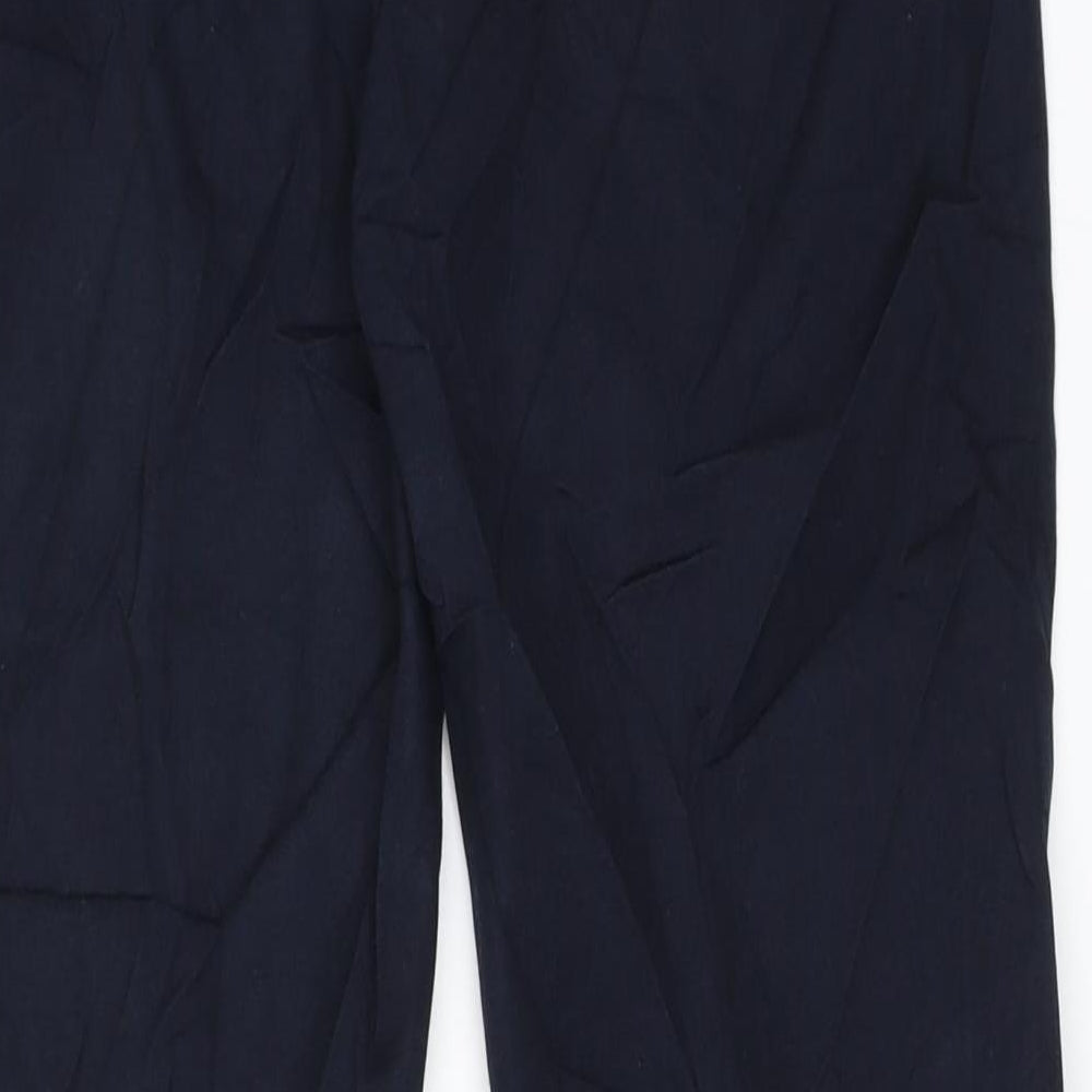 Marks & Spencer Womens Blue Dress Pants Trousers Size 8 L26 in