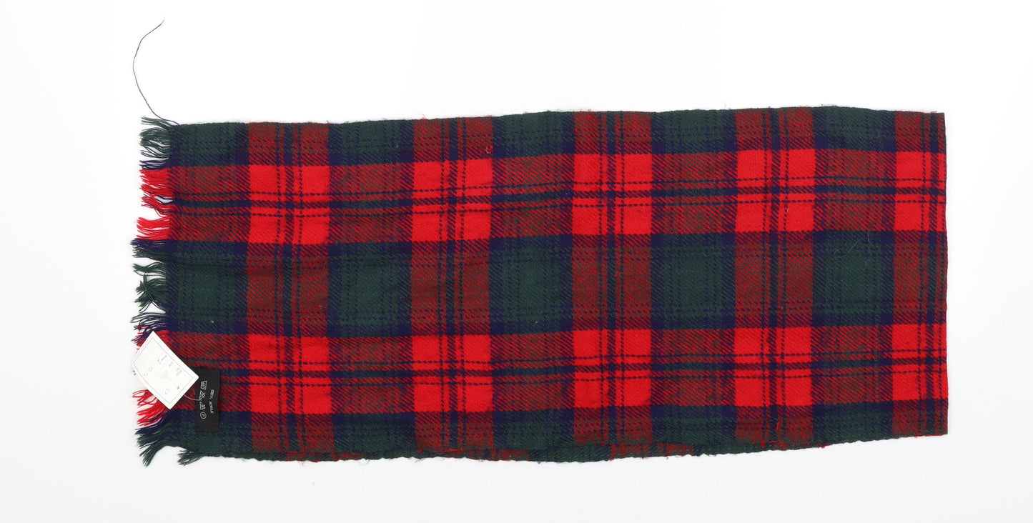 Preworn Womens Multicoloured Check Shawl/Wrap