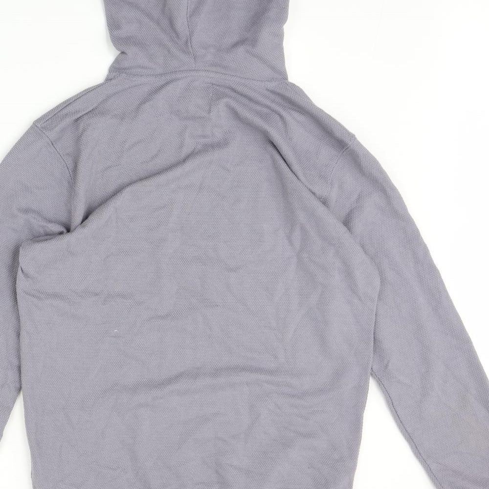 Boohoo Mens Grey Pullover Hoodie Size XS