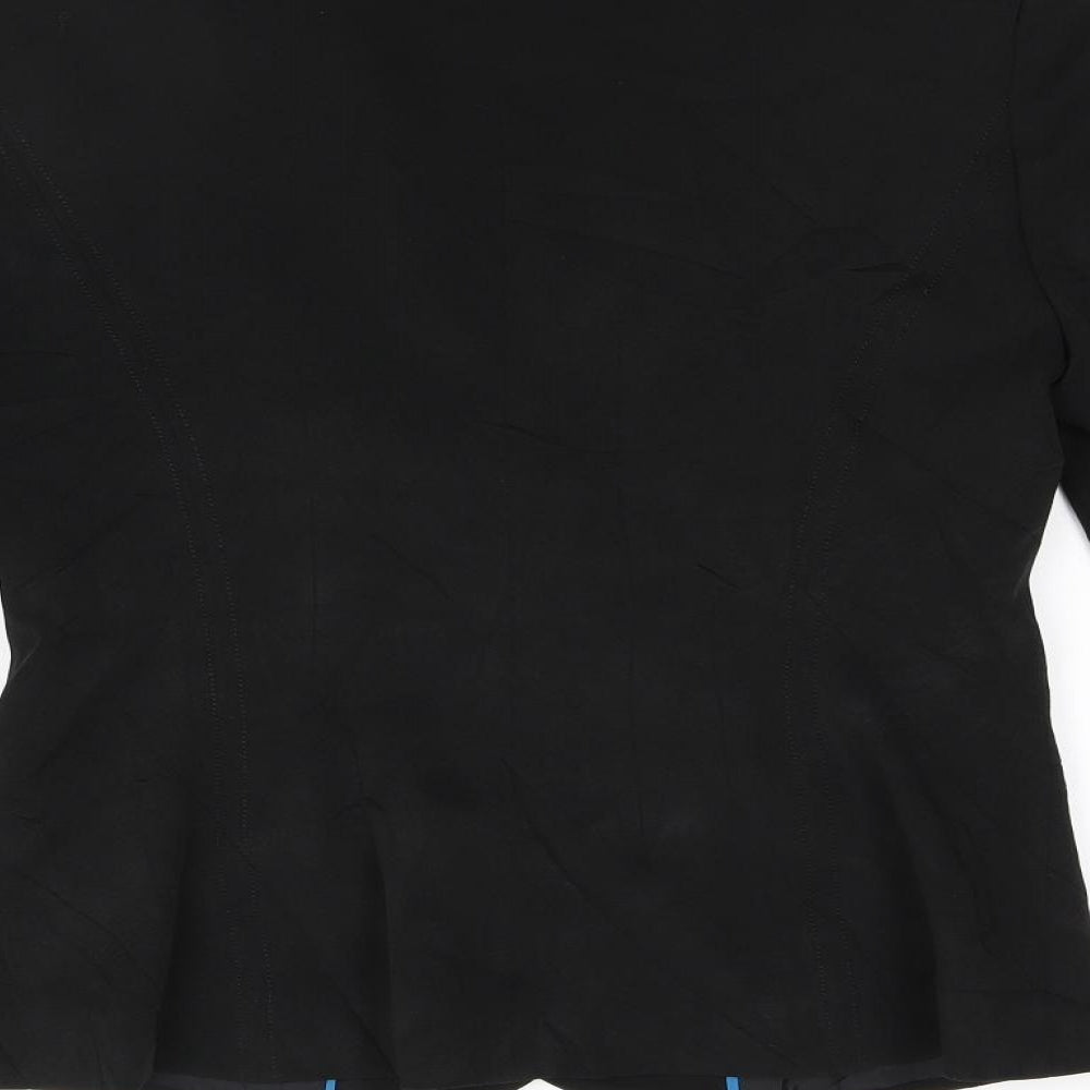 Primark Womens Black Jacket Blazer Size 14