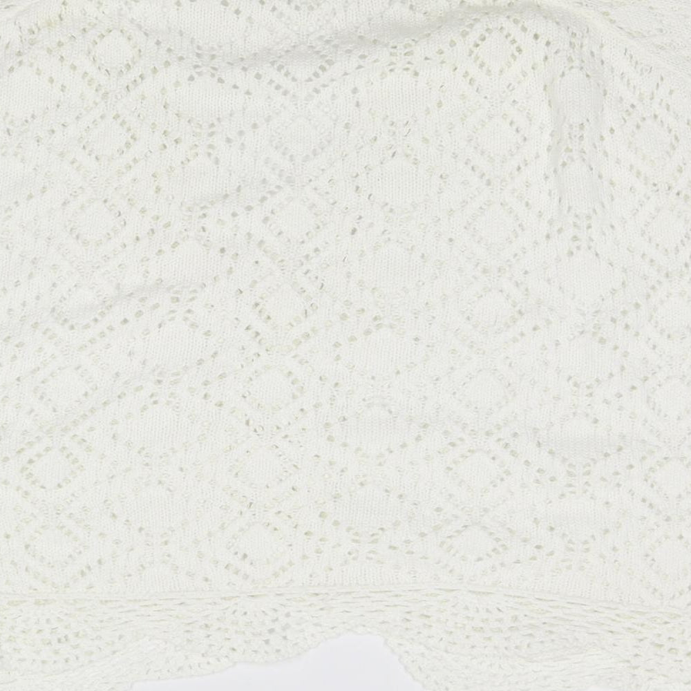 Preworn Womens Ivory Knit Shrug Jumper Size M