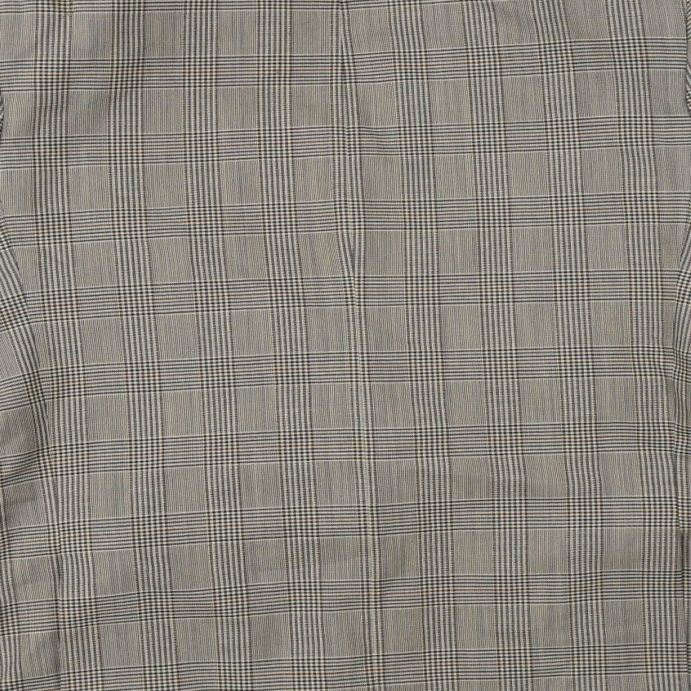Canada Mens Brown Check Jacket Suit Jacket Size 42