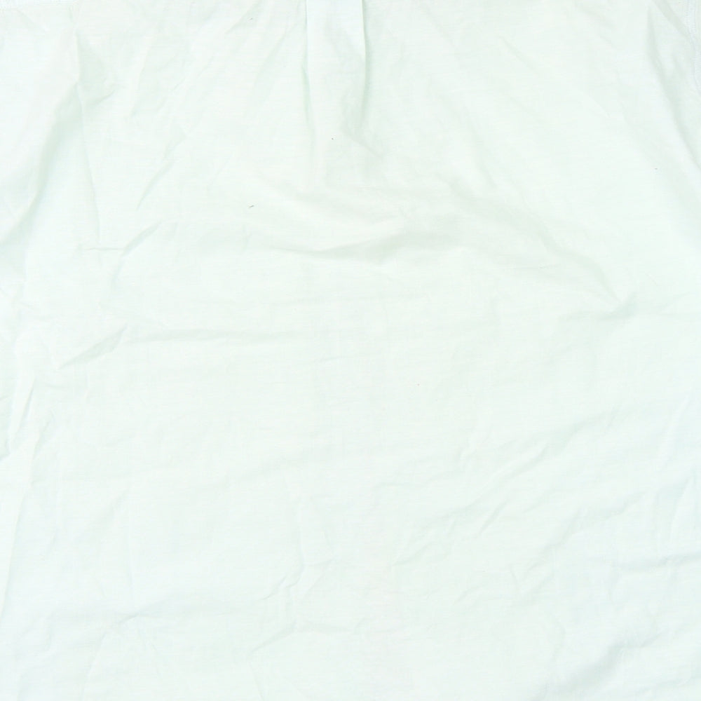 Morgan Mens Green Button-Up Size 46