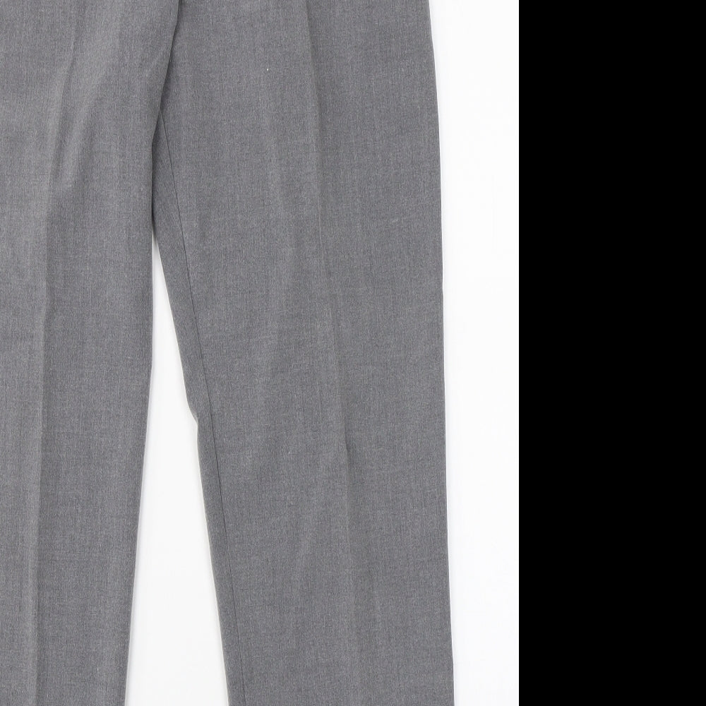 Preworn Womens Grey Dress Pants Trousers Size 14 L27 in