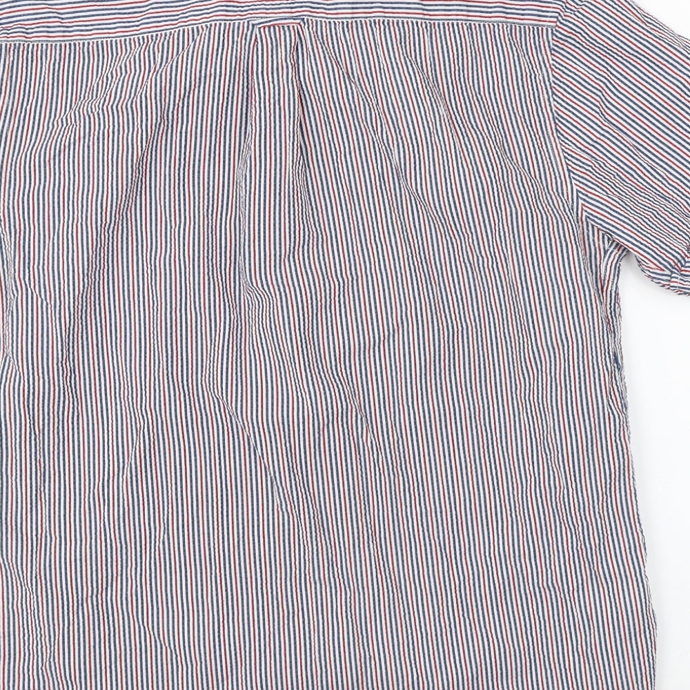 Marks & Spencer Mens Multicoloured Striped Button-Up Size S