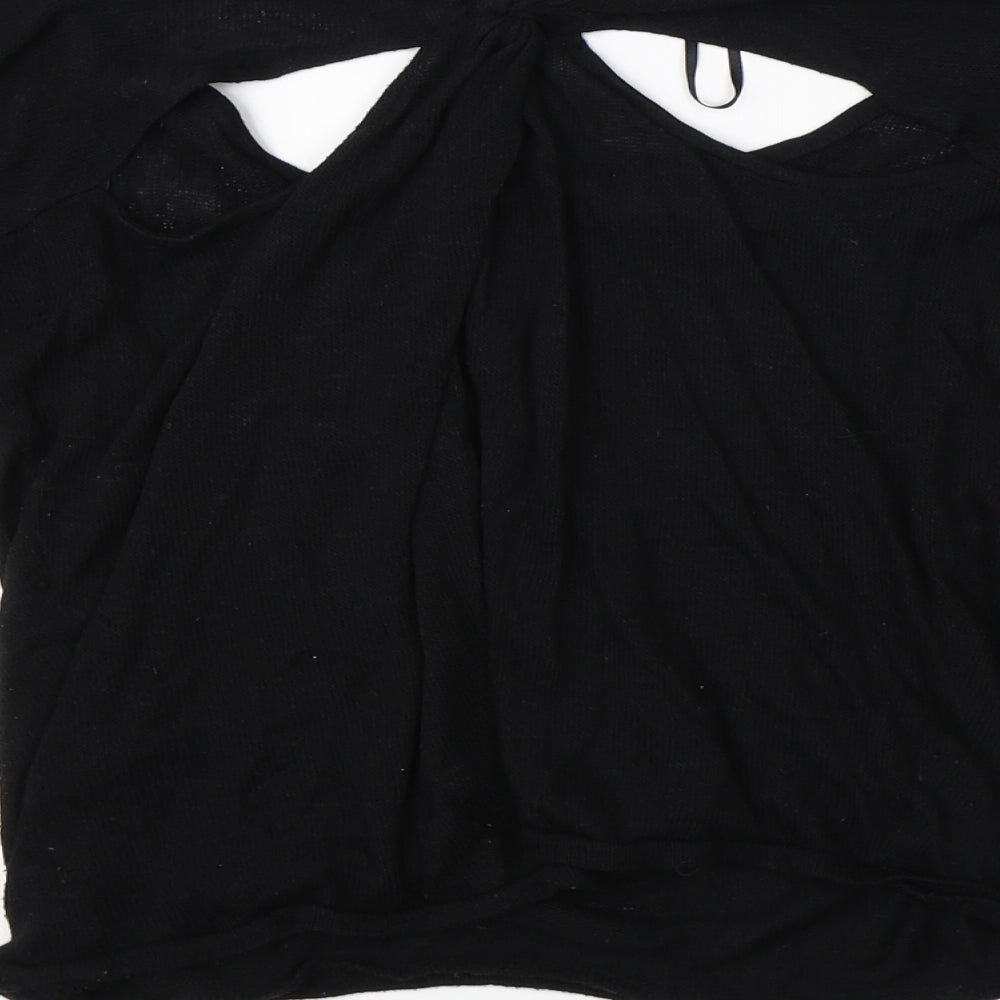 Divided Womens Black Cardigan Jumper Size 10