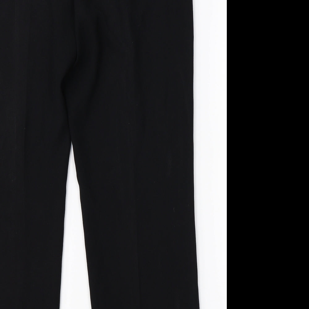 Marks & Spencer Womens Black Dress Pants Trousers Size 14 L26 in
