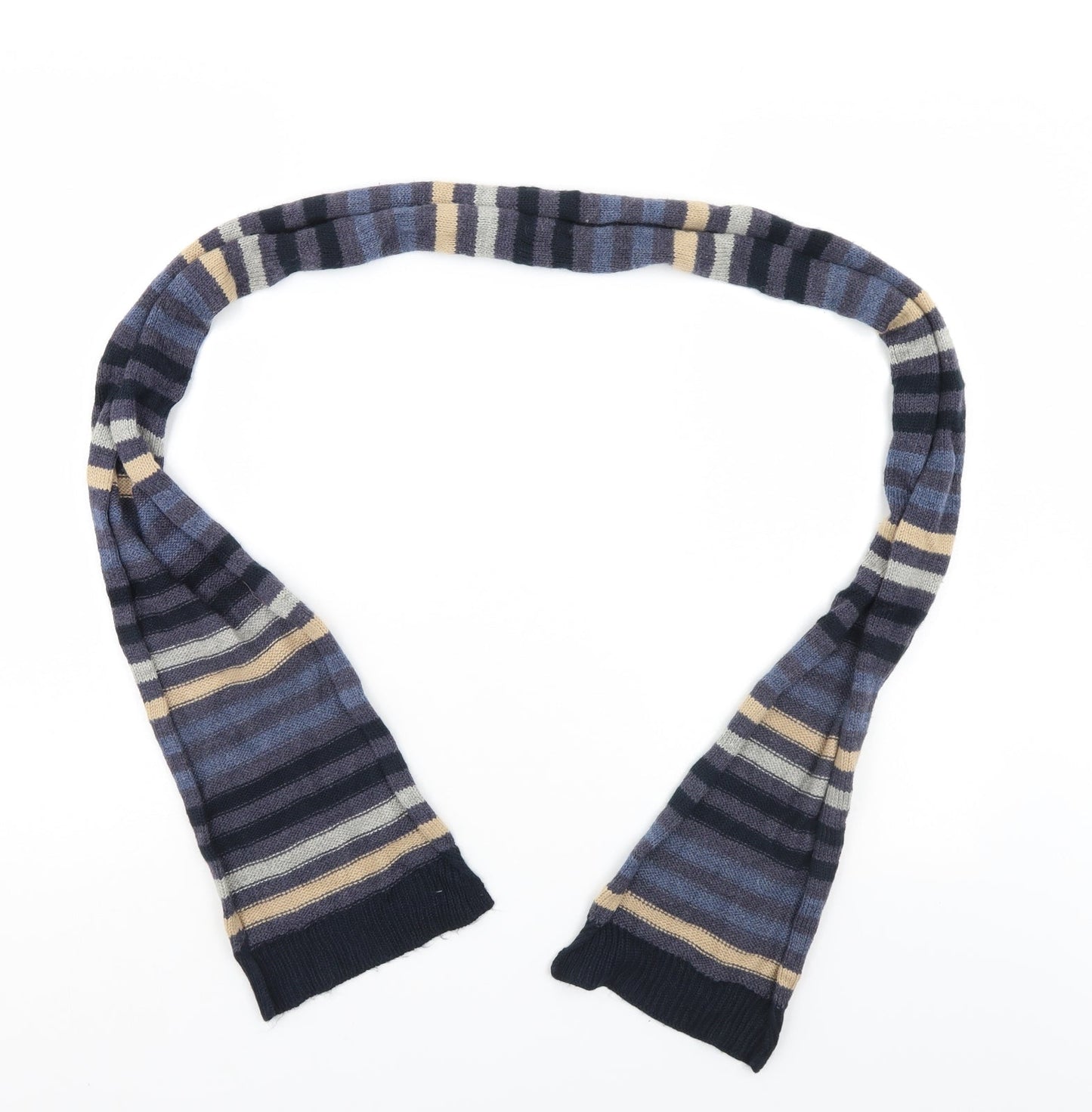 Preworn Multicoloured Striped Scarf One Size