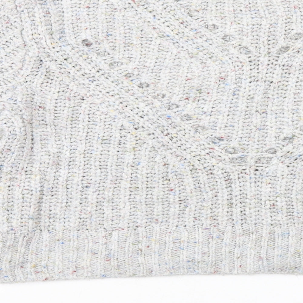 Top Shop Womens Grey Pullover Jumper Size M