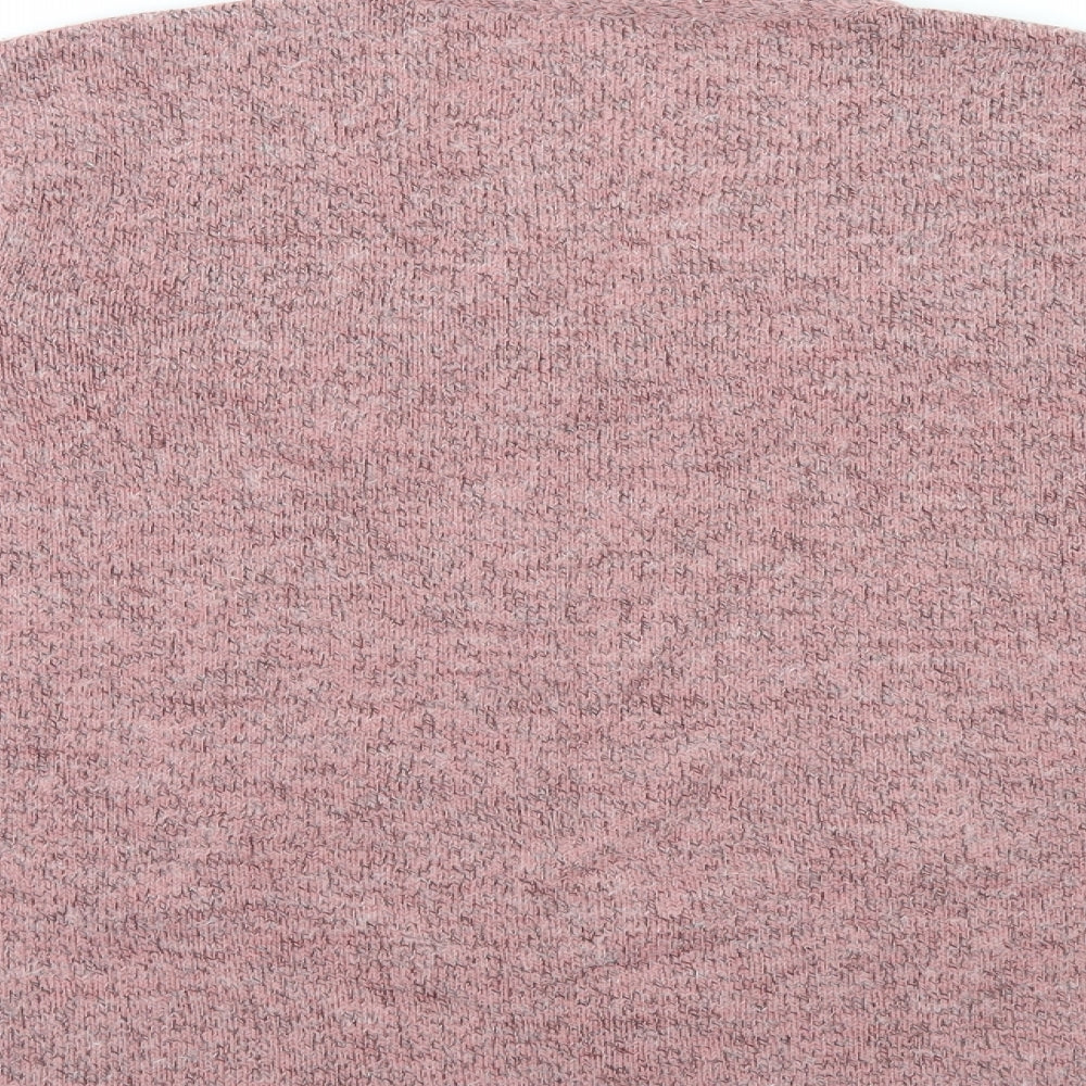 Preworn Womens Pink Floral Pullover Jumper Size 14