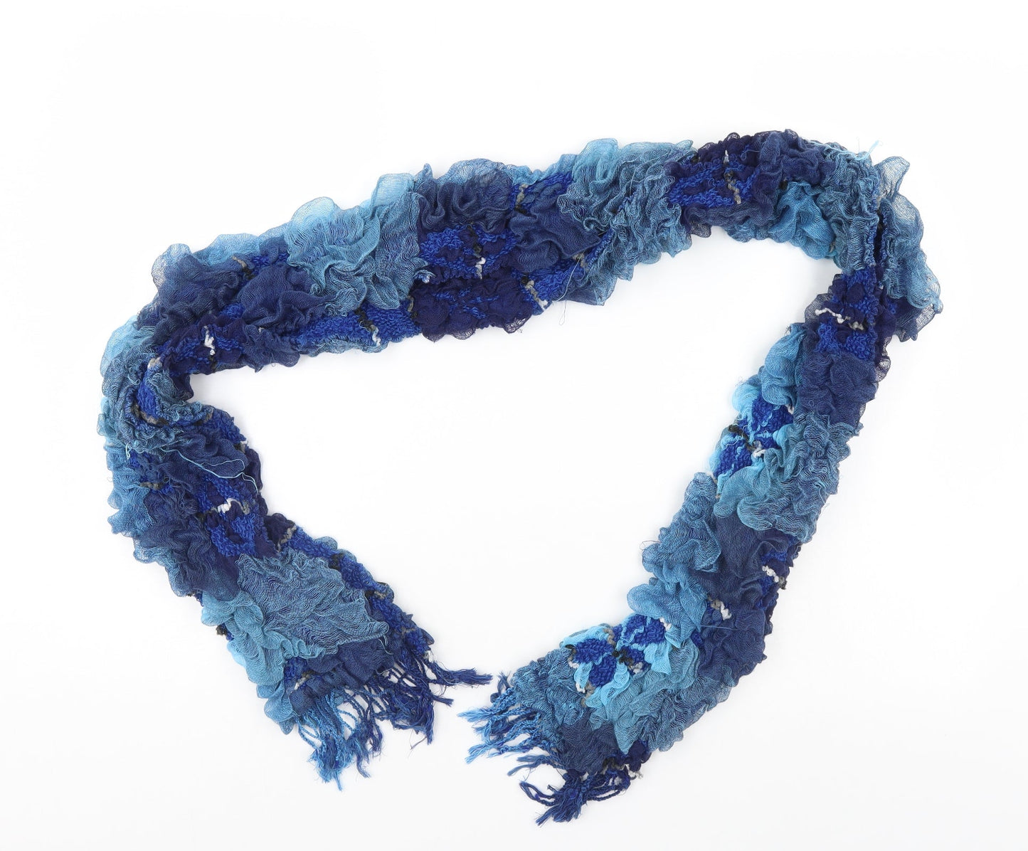 Preworn Womens Blue Scarf