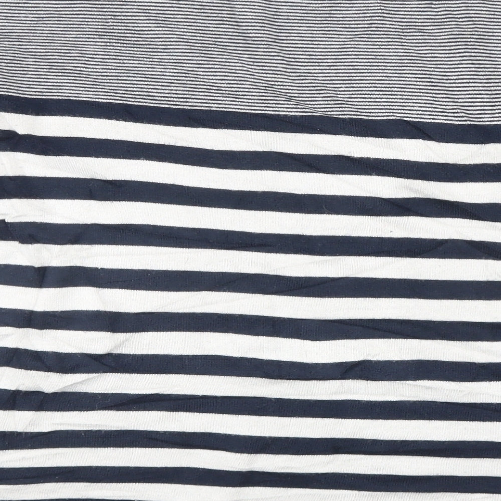 Atmosphere Womens Blue Striped Pullover Jumper Size 8