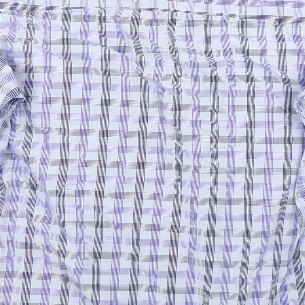 Morgan Mens Multicoloured Check Button-Up Size 42 - Front pocket