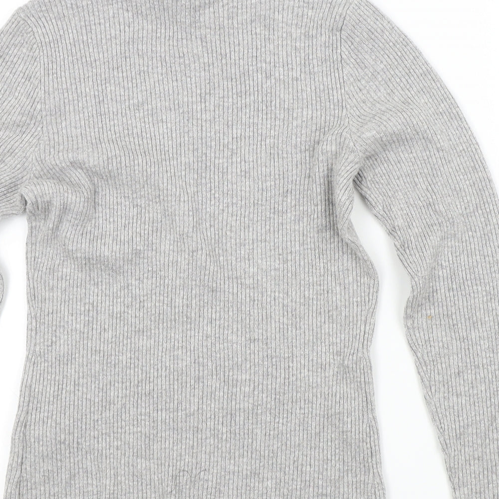 New Look Womens Grey Pullover Jumper Size 12