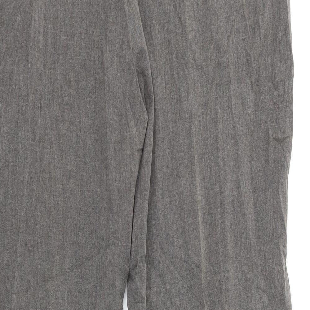 Marks and Spencer Womens Grey Trousers Size 10 L28.5 in