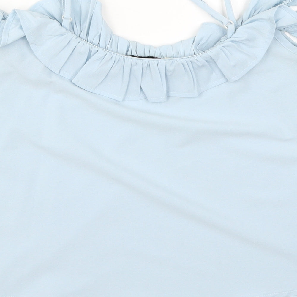 Innocence Womens Blue Basic Tank Size 10