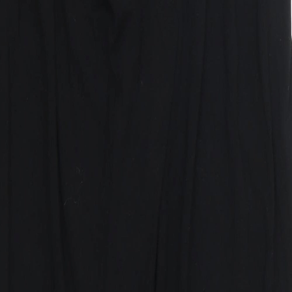 Preworn Womens Black Trousers Size M L27 in