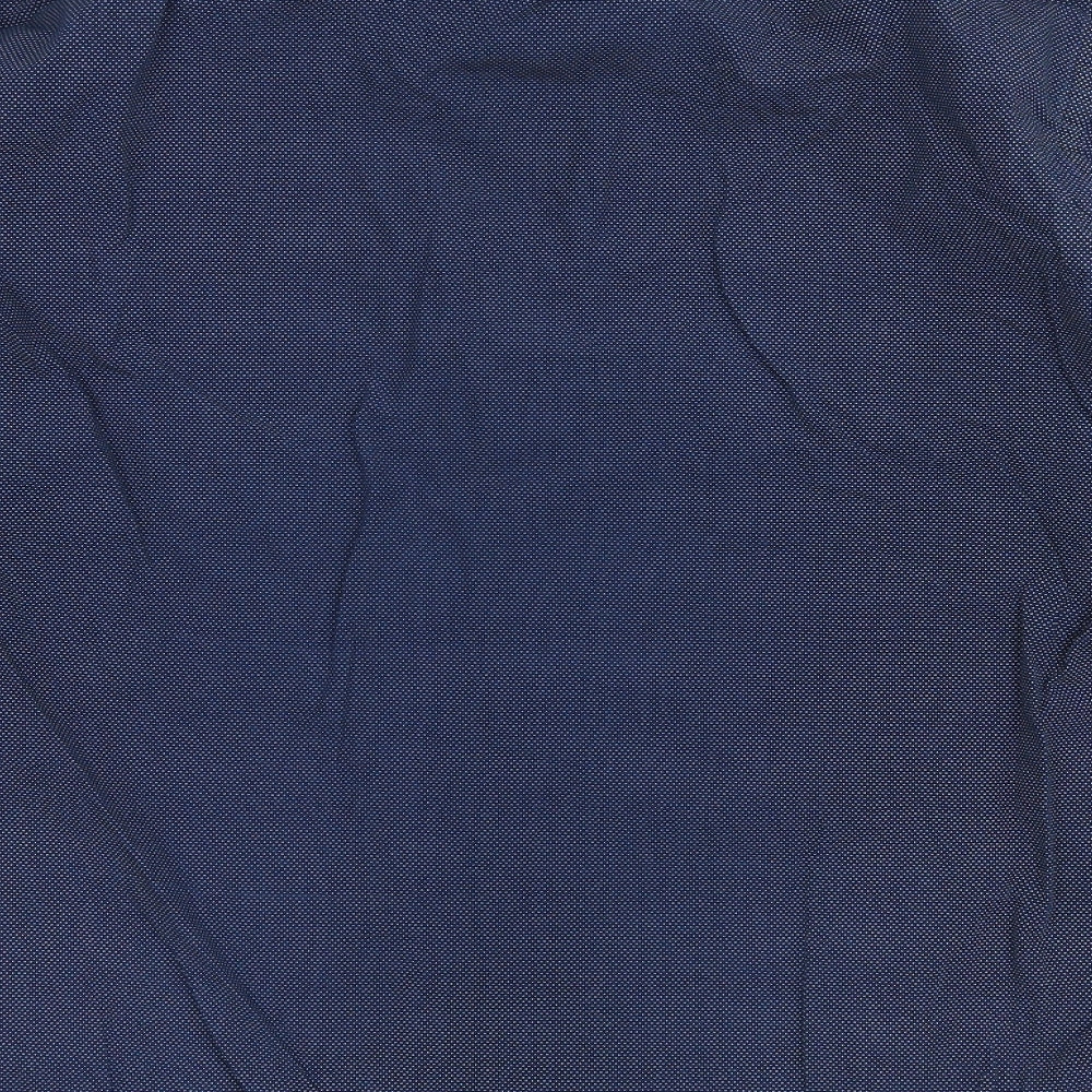SEVEN SEAS Mens Blue Polka Dot Button-Up Size M