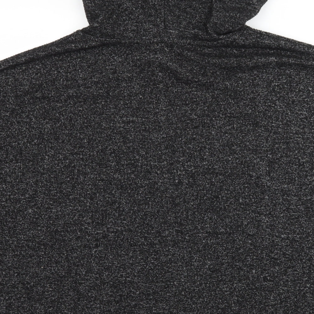 Peacocks Womens Grey Jersey Pullover Hoodie Size 10